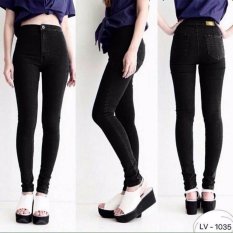 Labelledesign HIGH WAIST BLACK JEANS