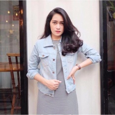 Labelledesign JAKET JEANS NOYA BIRU AQUA