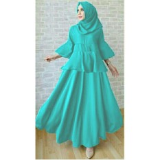 Gaun Wanita Gamis Lebaran / Gamis Wanita Murah Muslimah Murah / Atasan Wanita Baju Kurung Syari / Dress Kubus Hijab Muslim Syari / Gaun Murah / Gaun Cantik Lebaran Murah / Dress Wanita Muslimah / Baju Murah Wanita Lebaran balotely (Lili) 7T-TOSCA