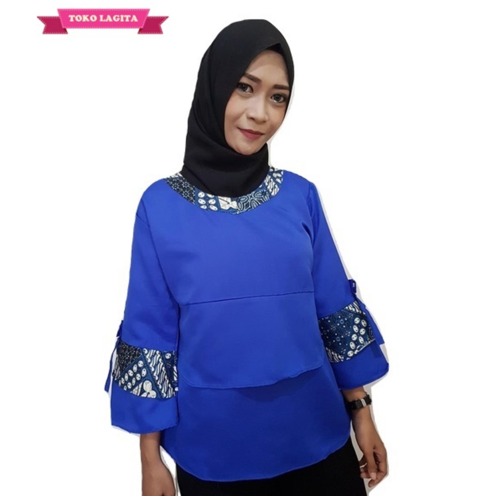 Lagita Fashion Tunik Batik Pakaian Wanita
