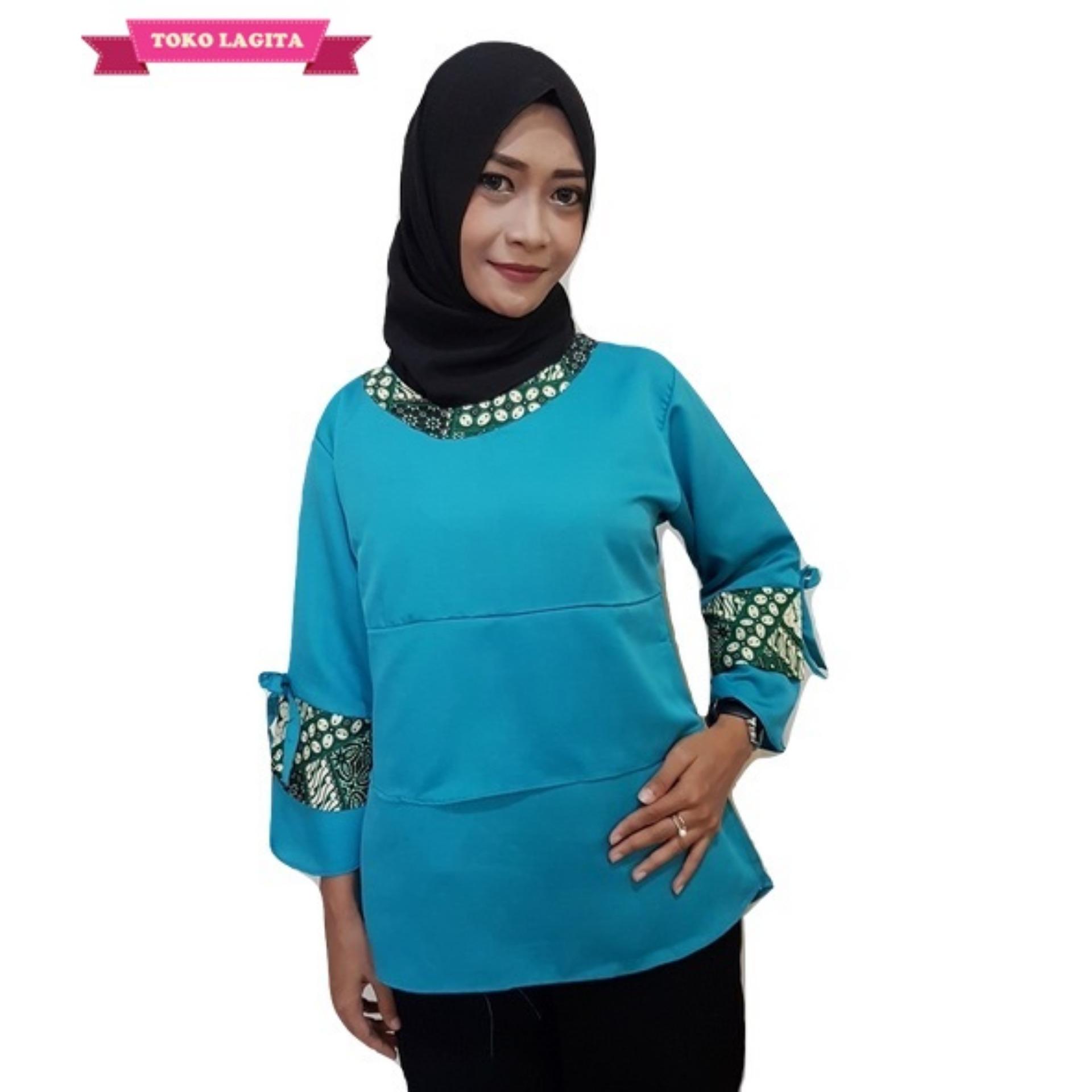 Lagita Fashion Tunik Batik Pakaian Wanita