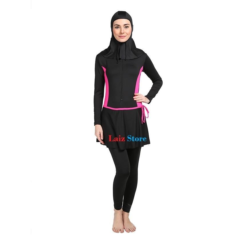 Laiz Baju Renang Muslimah Polos