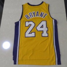 Lakers Kobe Bryant 24 Basket Pelatihan Bernapas Bordir Jersey Pria Dewasa Olahraga Pakaian Perempuan Tops-Intl