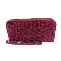 Larisso Dompet Rajut Rit - Marun