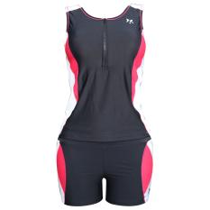 Lasona Setelan Renang Atasan Panjang Wanita SPR-3161B-HL4 Black Cardinal