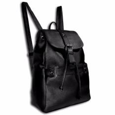 Lazada !!!!! Promo Tas Ransel Gembok 4554 - Hitam