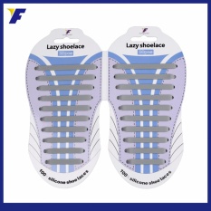 Lazy Shoelace Tali Sepatu Silikon ALL/FREE SIZE (20pcs/pack) - ABU-ABU