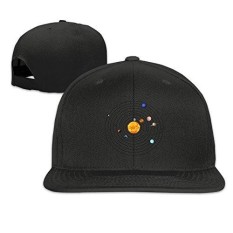LBLOGITECH Galactic Planet Classic Flat Baseball Caps Snapback Hat Unisex - intl