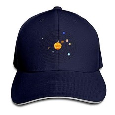 LBLOGITECH Galactic Planet Vintage Snapback Peaked Sandwich Baseball Caps Unisex - intl