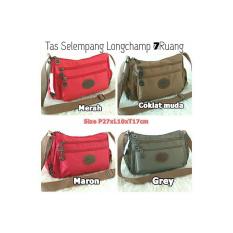 LC053 TAS SELEMPANG WANITA LONGCHAMP 7RUANG IMPORT MURAH