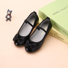 LCFU764 Fashion Anak Tari dengan Hiasan Bunga untuk Anak Perempuan-merah-hitam-Intl