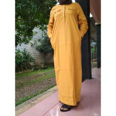 Le Couture Gamis Maxi Basic - Kuning Kunyit