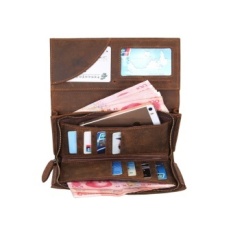 Leather Wallet More Screens Handbags Are 21 Yoke Hand CaughtVegetan Leather - intl