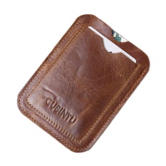leegoal Men Genuine Leather Cards Bag Case Vintage Bank Credit Card ID Card Holder,Coffee - intl