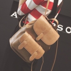 Leftside Gaya Baru Baru Ransel Wanita Sekolah Korea Back Pack PU Kulit Fashion Natal Hadiah untuk Anak Perempuan Tas Pengemas Tas Wanita Online -Intl