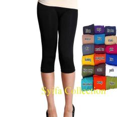 Legging PENDEK Standar -KAOS- Aneka warna