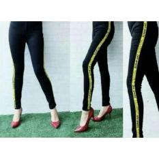 ar wearhouse - legging denim jeans strip jeans off white