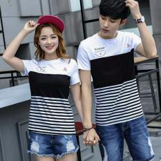 legiONshop-baju pasangan Kaos pasangan atasan couple kaos couple lengan pendek FOREVER SALUR white
