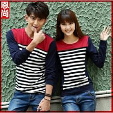 legiONshop-baju pasangan sweater pasangan sweater couple atasan murah baju pria dan wanita-CHARMING-navy maroon
