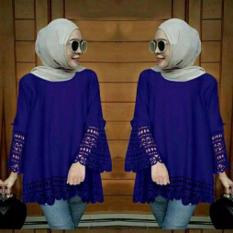 legiONshop-blouse jumbo wanita atasan wanita big size baju ukuran besar baju cewek ARSY LASERCUT benhur