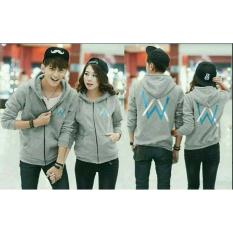 legiONshop-Hoodie pasangan hoodie couple jaket couple baju couple hoodie couple jaket pasangan ALAN WALKER grey
