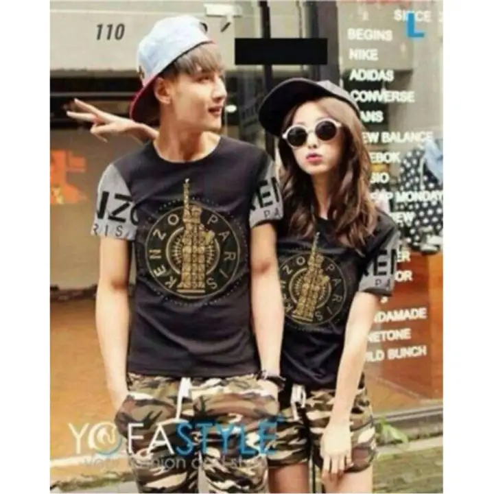 adidas t shirt couple