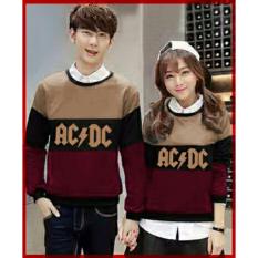 legiONshop-sweater pasangan/sweater couple-AC!DC-mocha black maroon