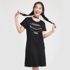 Lemone - Baju Atasan Kaos Wanita Premium 610SS601228 Hitam