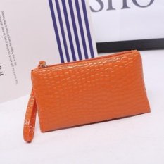 LetDo LetDo Guangzhou Produsen Grosir Handbags Vendor Supply Nn. Hand Bag Korea Ponsel Dompet Hadiah Paket (Orange) -Intl
