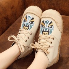 Leyi Topi Baseball Kap Facebook Bordir Antiskid Permeabilitas Tinggi untuk Linen ShoesBeige & Nbsp;-Intl