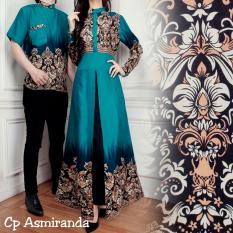 Ladies Fashion Batik Pasangan Wanita dan Pria / Batik Wanita / Batik Pria / Kemeja Pria Gamis Muslim / Kebaya Dress Wanita Batik Pasangan/ Set Muslim (mirandaas) AK - Tosca D1C
