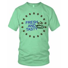 limosin-kaos distro-kaos dtg Fresh and Tasty - Hijau Stabilo