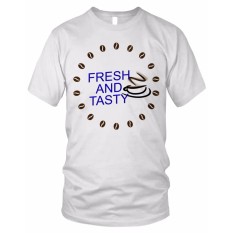limosin-kaos distro-kaos dtg Fresh and Tasty - Putih