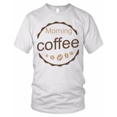 Limosin-kaos distro-kaos dtg Morning Coffee - Putih
