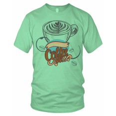 limosin-kaos distro-kaos dtg Nikmat Coffee - Hijau Stabilo
