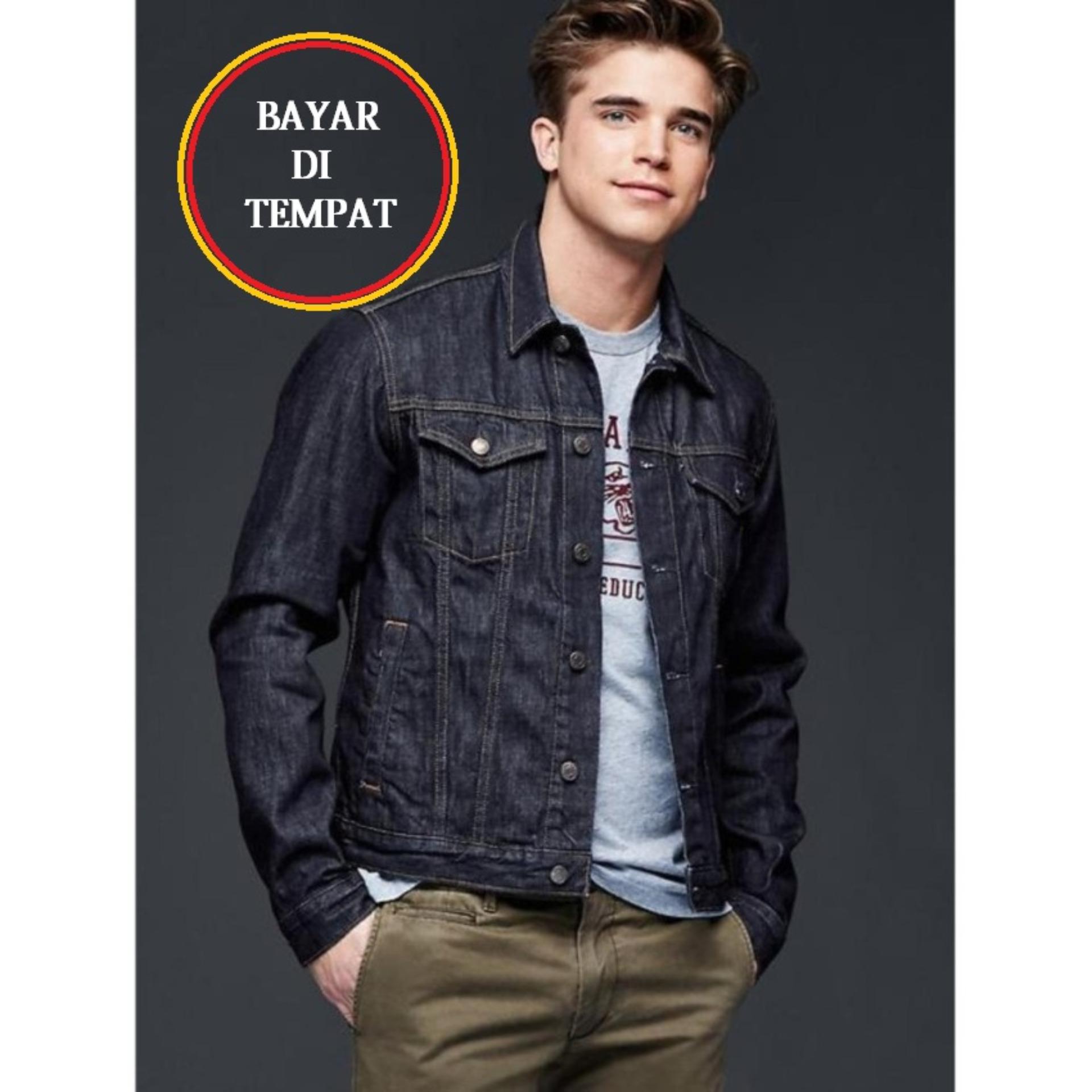 LIZ & JOEL - jaket jeans premium pria / jaket denim BEST SELLER