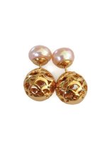 Liz Pearls Anting Mutiara Air Tawar Gold Model Dior
