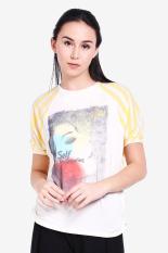 LOIS Batwing Striper T-Shirt Yellow Diskon discount murah bazaar baju celana fashion brand branded