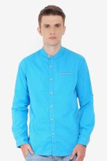 Lois Men Muslim Wear Shirts Muslimin Shirts Pria Muslim Wear Shirts Shirts Muslimin Blue Biru Diskon discount murah bazaar baju celana fashion brand branded