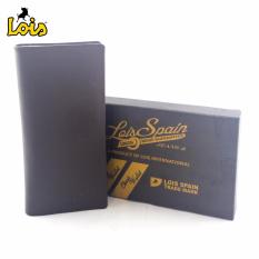 Lois - Dompet Panjang Kulit Sapi Asli Ori Pria Genuine Leather Lois Original Coklat Tua - LW 810 DB
