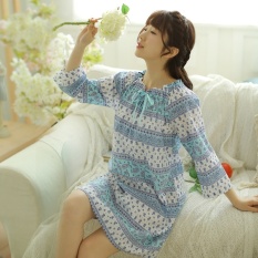 Long Sleeve Sleeping Skirt Wholesale Japanese Style Long Sleeve NoLong Sleeve Cotton Pajamas Gauze Pajamas Pajamas