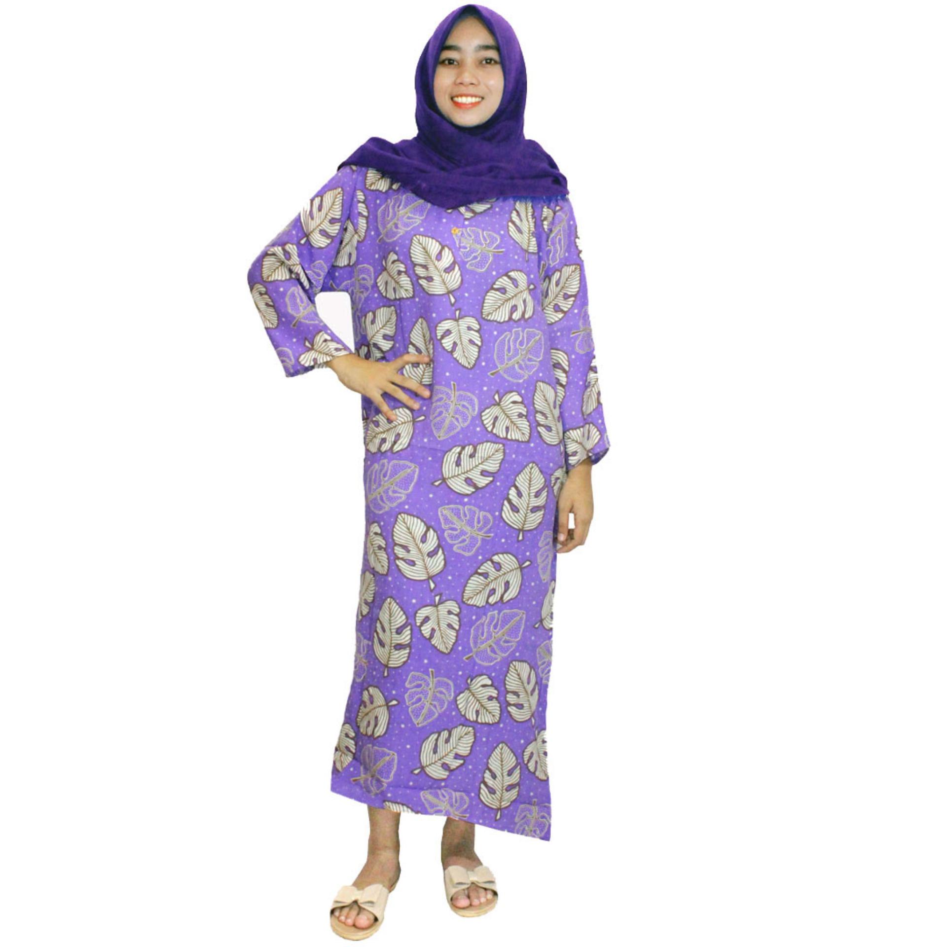 Longdres Batik, Daster Lengan Panjang Batik, Baju Tidur, Piyama, Kancing, Daster Bumil, Busui (LPT001-62)
