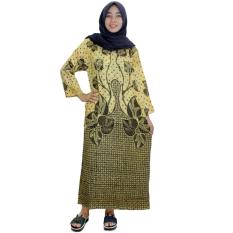 Longdres Batik, Daster Lengan Panjang Batik, Baju Tidur, Piyama, Kancing, Daster Bumil, Busui (LPT001-65) Batik Alhadi