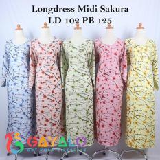 LONGDRESS SAKURA/DASTER BUSUI/BAJU HAMIL/GAMIS/DASTER CANTIK
