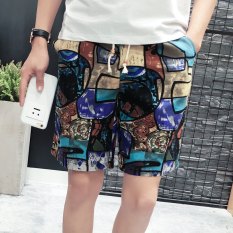 Celana Selutut Musim Panas Cepat Kering Celana Pantai Pakaian Pria Bagian Tipis (No. 11 Warna)