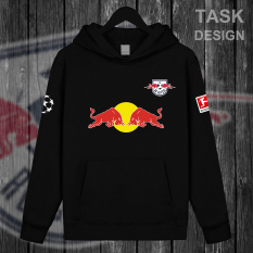 Liga Champions Baju Bola Kaos Sweater Tambah Beludru Musim Gugur atau Musim Dingin Berkerudung (Hitam Berkerudung Hitam)