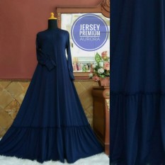 lonics gamis jersey syari gamis busui gamis polos murah imlek