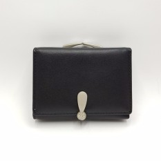 Louis - Clutch Dompet Compact Lipat Wanita - Black