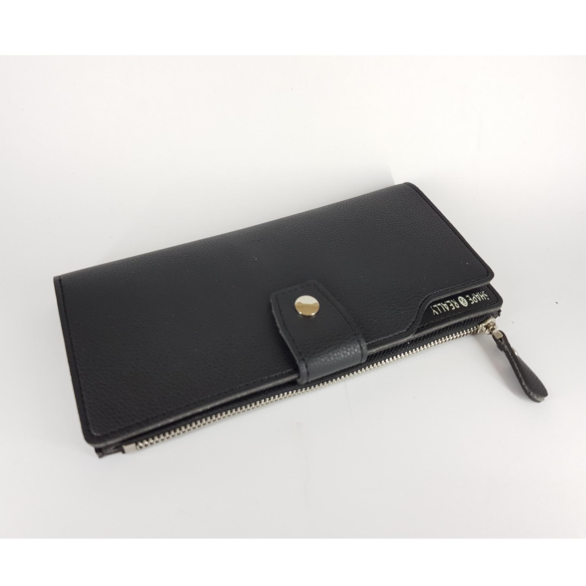 Louis - Clutch Dompet Lipat Unisex - Black