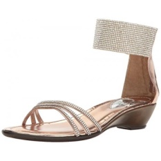 Love & Liberty Womens Shelly-LL Dress Sandal, Rose Gold, KAMI-Internasional